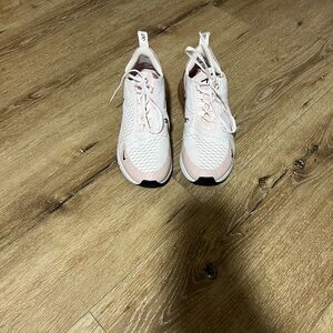 Nike Women's Pink and White Athletic Shoes